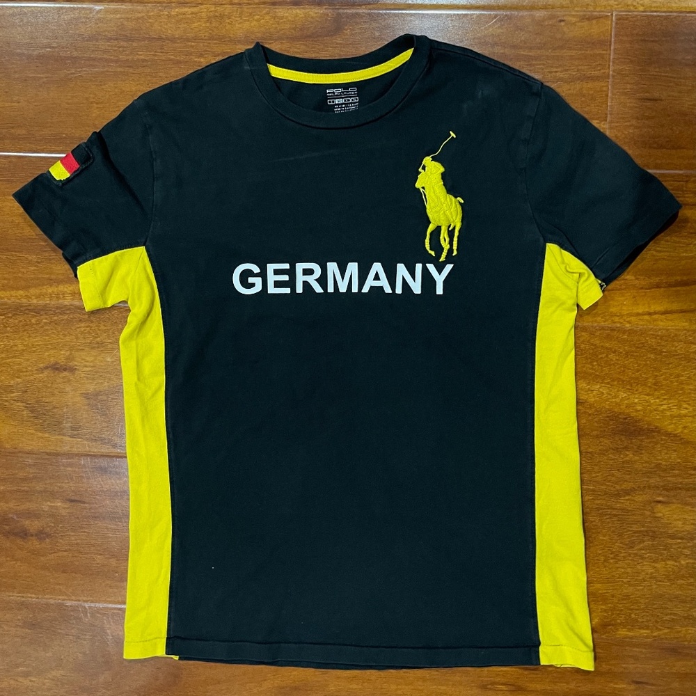 Ralph Lauren Boys Short Sleeves Germany T-Shirt
